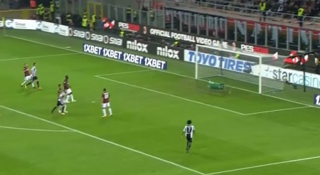 Juventus kalon në epërsi ndaj Milan 1:0