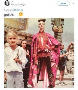 Gigi Hadid që 5-vjeç në kopertinën e revistës prestigjoze “Vogue