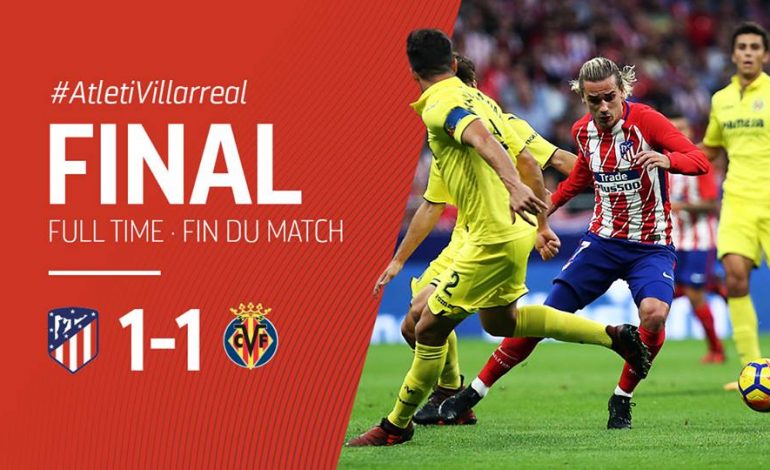 Ndalet Atletico Madrid, barazon në ‘shtëpi’ ndaj Villareal