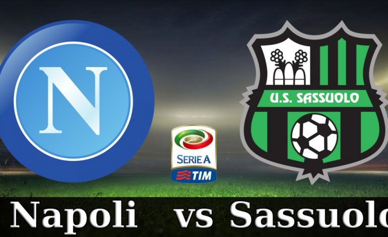 Napoli-Sassuolo, publikohen formacionet zyrtare