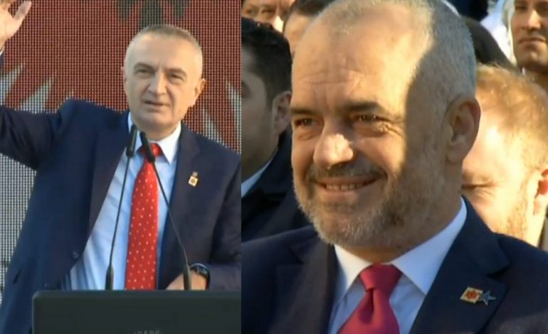 Meta reciton vargjet anglisht për skënderbeun, shikoni fytyrën e Ramës (VIDEO)
