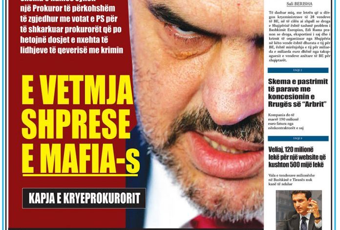 Gazeta e PD akuzon qeverinë: Na ka bllokuar llogarinë bankare prej 1 nëntorit