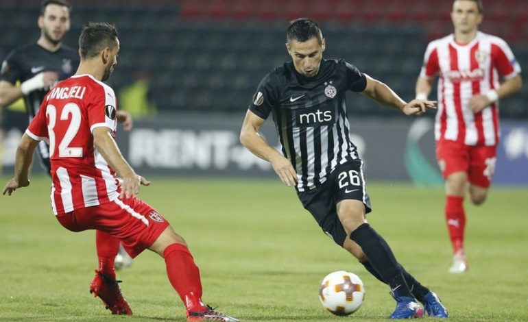 (VIDEO) Skënderbeu ‘bie’ në Serbi, Tosiç dhe një gabim i Lilajt i japin fitoren Partizanit të Beogradit