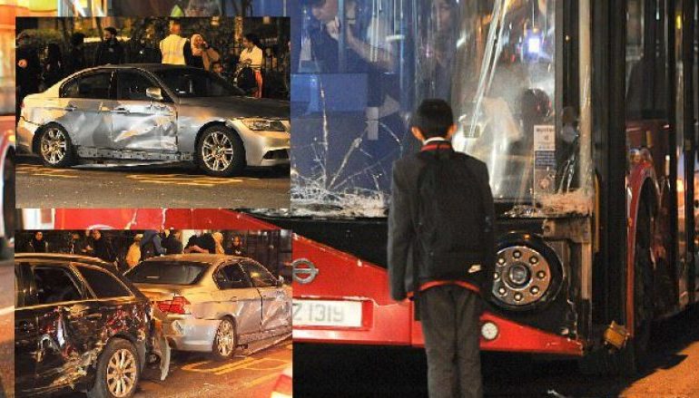 PAMJE/ Tmerr në Londër, autobusi merr përpara disa makina