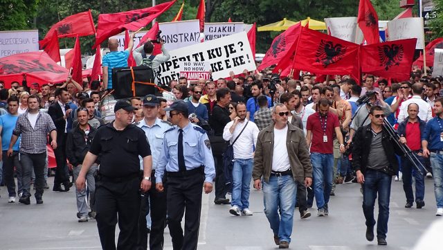 Nis protesta në Shkup për ngjarjen e Kumanovës