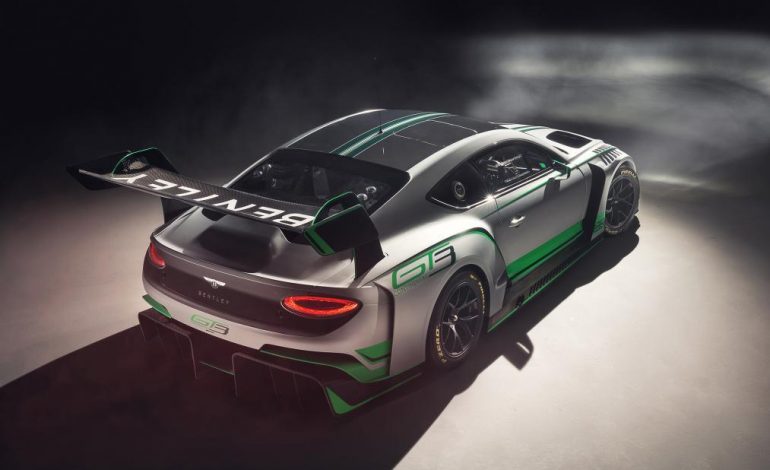 E paparë/ ‘Bentley’ zbulon makinën e garave ‘GT3’