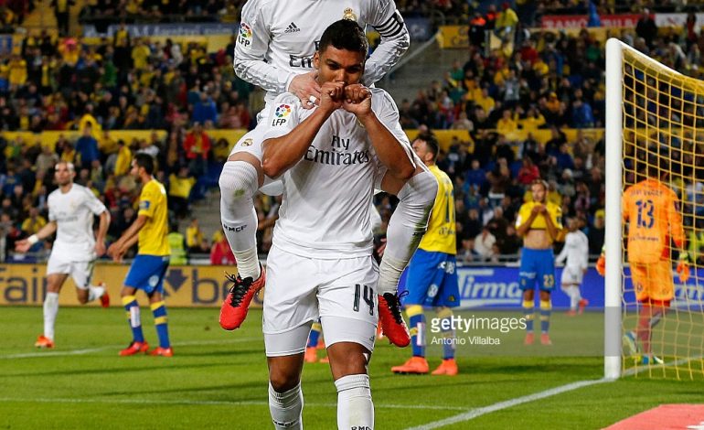 (VIDEO) Real Madrid në epërsi ndaj Las Palmas, Casemiro autor i golit
