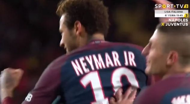 VIDEO/ PSG dyfishon shifrat ndaj Monacos, Neymar autor i golit