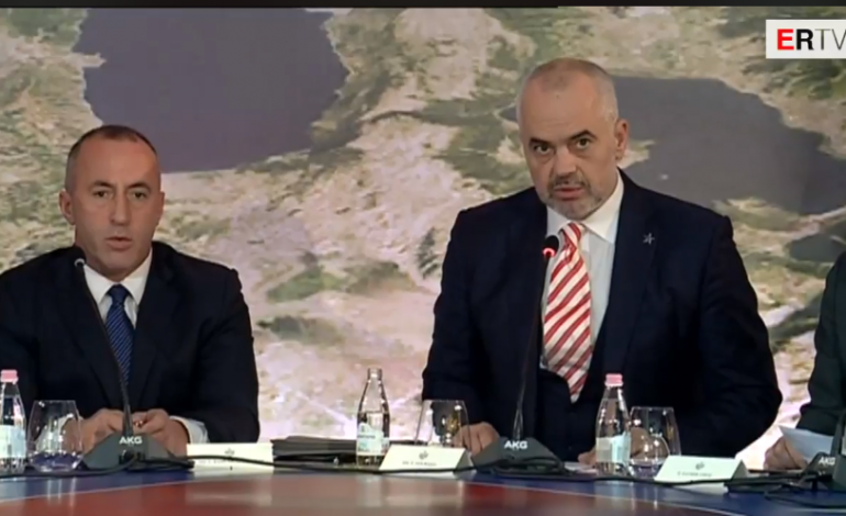 Mbledhja midis qeverive/ Rama: Heqim barrierat mes dy vendeve, Haradinaj: Ndihmë për njohjet