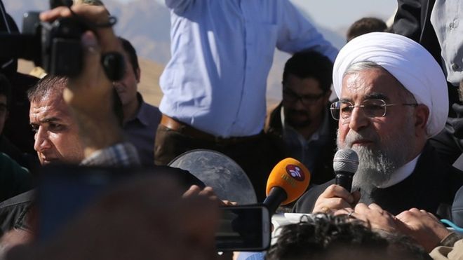 Presidenti i Iranit fajëson qeverinë për dëmet e tërmetit
