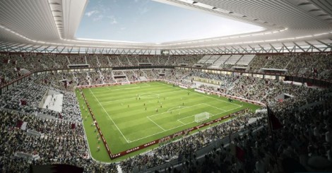 FOTO/ Katari na surprizon me stadiumin e parë të çmontueshëm, gati për Botërorin 2022