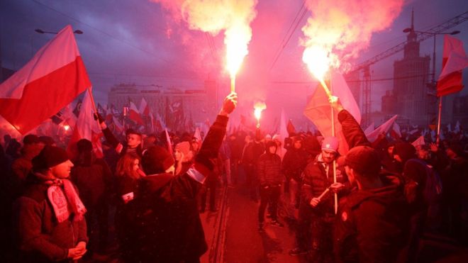 Dita e pavarësisë së Polonisë, mijëra marshues