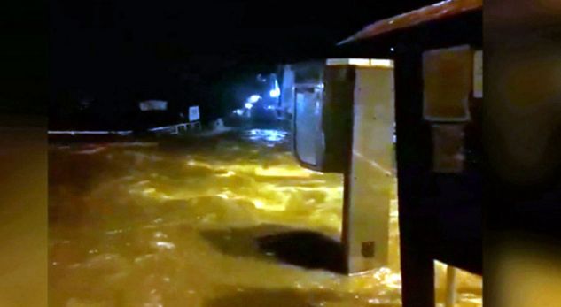 Përmbytje në Greqi, Vjosa rrit nivelin në malet e Pindit