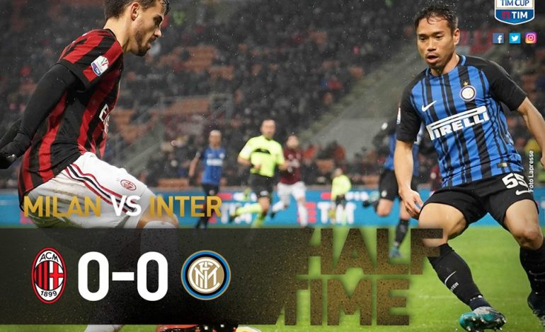 Milan-Inter/ Përfundon barazim pjesa e parë, një derbi me ritëm mjaft të lartë