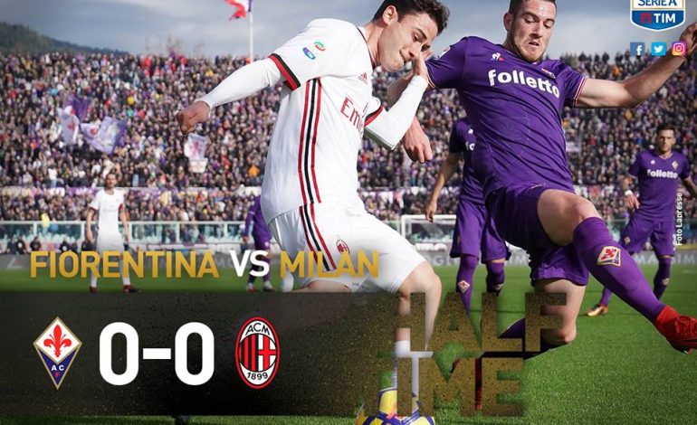 Fiorentina-Milan/ Mbyllet në barazim pa gola, këto janë statistikat e pjesës së parë (FOTO)