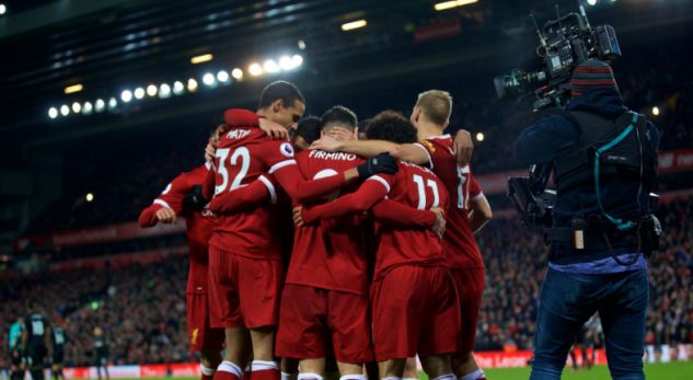 Liverpool spektakël dhe goleadë ndaj Swanseas, ‘parakalon’ Tottenhamin në zonën Champions