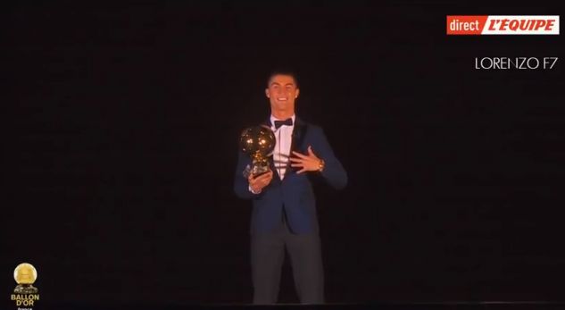 Cristiano Ronaldo fiton Topin e Artë për herë të pestë