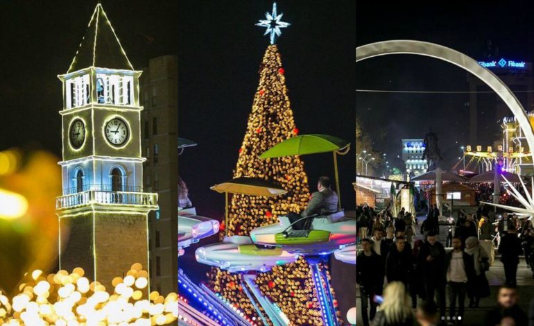 Kjo foto sapo na tregoi se Tirana është kthyer në magjinë e festave në të gjithë Ballkanin