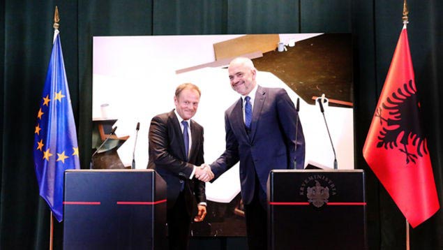 VIDEO/ Tusk-Ramës: Jeni një nga shembujt më të mirë në rajon për ambicien europiane