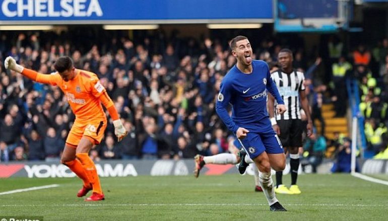Eden Hazard realizon gol për të barazuar gjithçka ndaj Newcastlet (VIDEO)