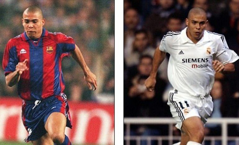 (FOTO) Nga Figo tek Ronaldo, njihuni me 10 ‘tradhtarët’ që veshën fanellën e Realit dhe Barcelonës