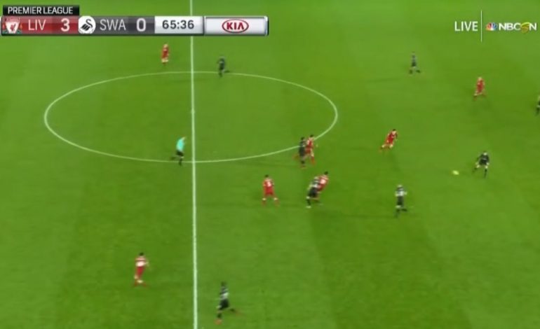 (VIDEO) Liverpool i papërmbajtshëm, shënon golin e katërt ndaj Swanseas