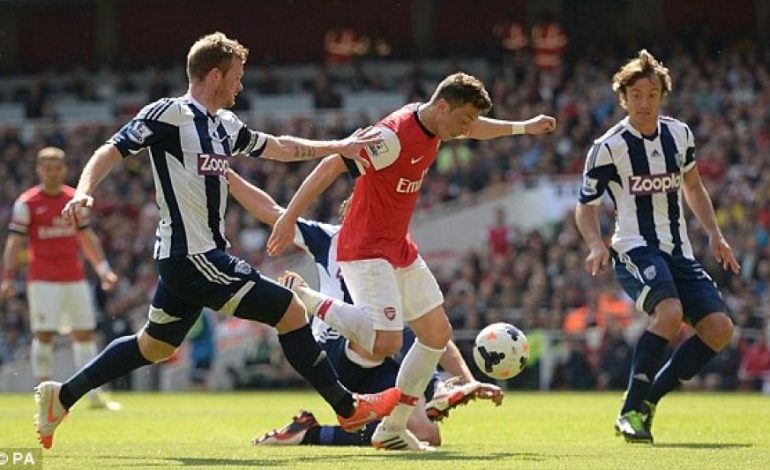 FOTO/ WBA-Arsenal, rezultat surprizë në pjesën e parë. Statistikat