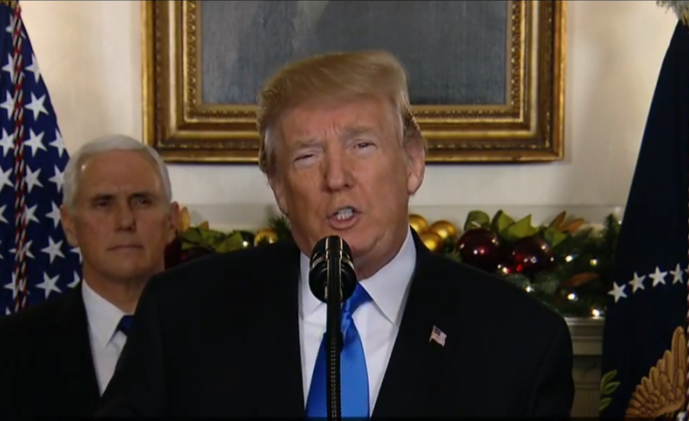 Video/ Presidenti Trump njeh Jeruzalemin si kryeqytet të Izraelit