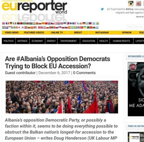 Media e Brukselit: Demokratët përpjekje për të bllokuar anëtarësimin në BE, Basha kundër popullit shqiptar