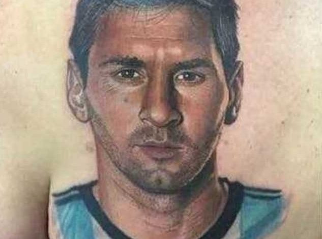 54-vjeçarja nga Argjentina, tatuazh imazhin e Lionel Messit
