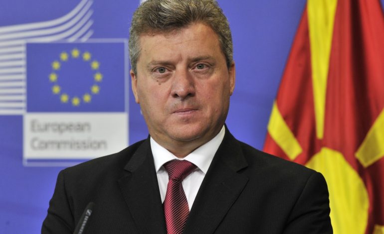 MAQEDONI/ Presidenti Ivanov kritikon platformën e Tiranës: Solli krizë Kushtetuese në vend