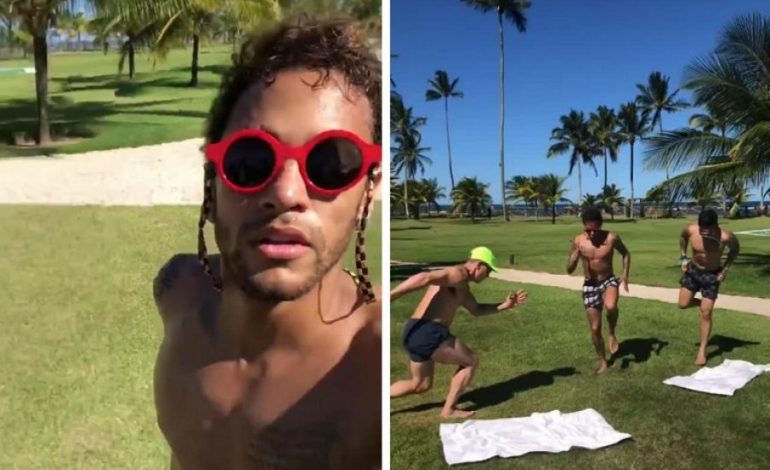VIDEO/ Shikoni çfarë bën Neymar gjatë pushimeve