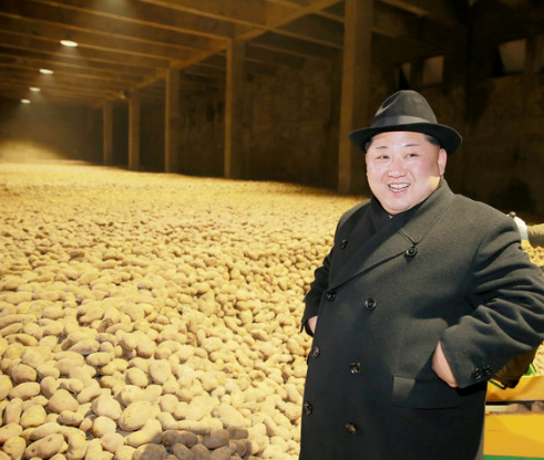 FOTO/ Kim Jong Un pozon para patateve por plas gallata në rrjet. Ja modifikimet