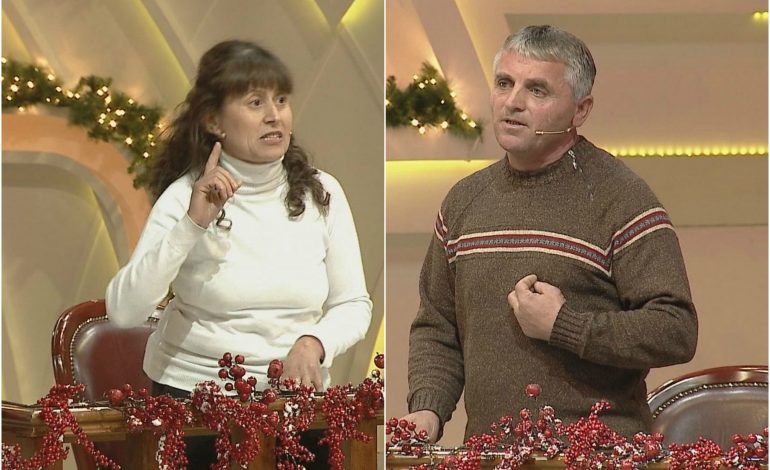 Konflikti për pronën/ Gruaja pas zënkës me burrin, e lë live në emision (VIDEO)