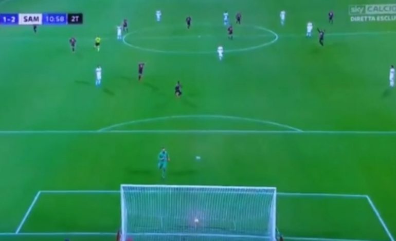 VIDEO/ Gafa e portierit të Sampdorias shkakton një super-gol