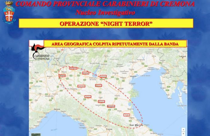 E FUNDIT/ Gjashtë shqiptarë arrestohen në Itali. Kanë vjedhur 500 mijë euro në 53 operacione!