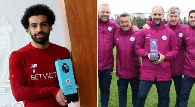 Salah dhe Guardiola shpallen më të mirët të muajit nëntor në Premier Ligë