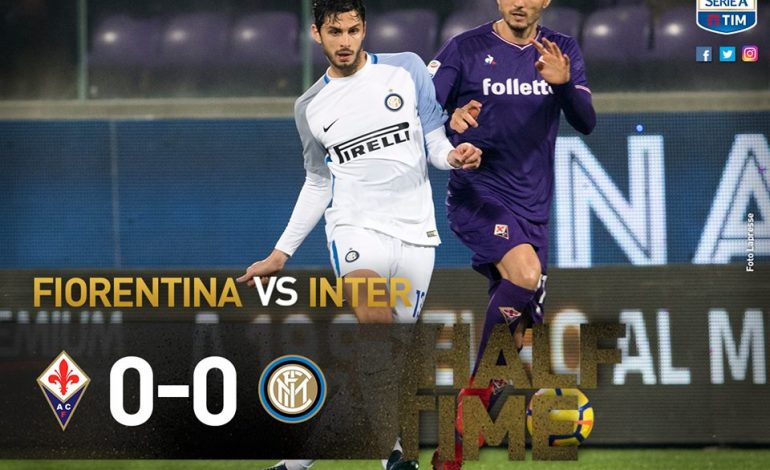 FOTO/ Fiorentina-Inter, mbyllet pjesa e parë. Rezultati dhe statistikat