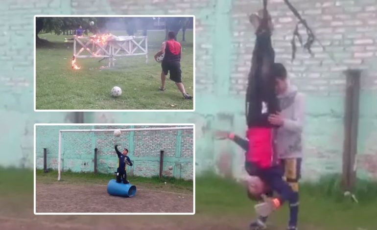 VIDEO/ Zjarr, trena dhe litarë: Tortura që i bëhet portierëve në Argjentinë