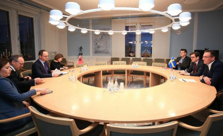 Ministri Bushati në Suedi: Reforma në drejtësi, prioriteti kryesor për INTEGRIMIN