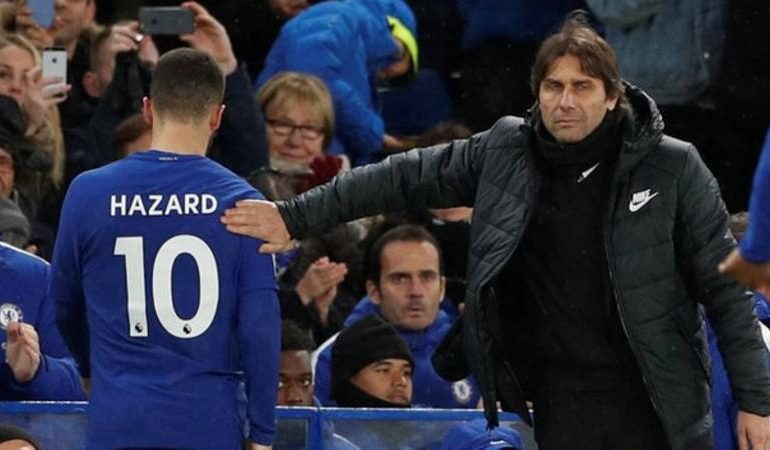 Eden Hazard i “palumtur” që e fillon ndeshjen si zëvëndësues, Conte: Nuk më intereson “lumturia” e tij