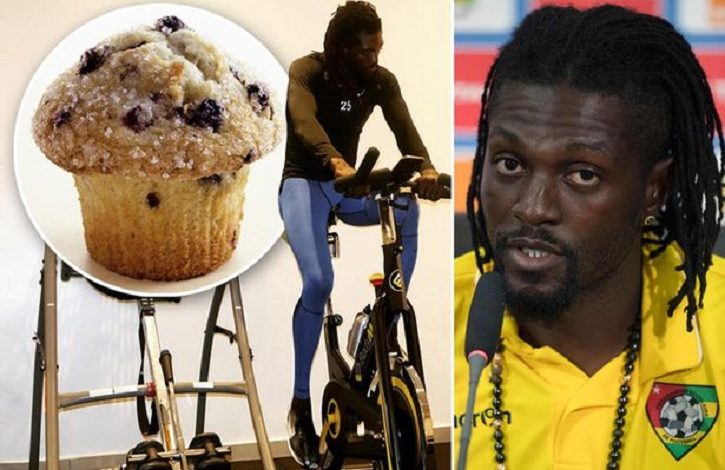 I çmenduri Adebayor merrte 3 rroga, por stërvitej me kek dhe kafe në palestër