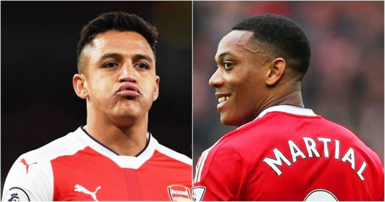 Man United injoron ofertën e Arsenal për shkëmbimin Alexis Sanchez-Martial