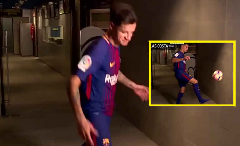 VIDEO/ Kushtoi 160 mln euro, Coutinho turpërohet keq gjatë prezantimit