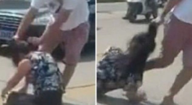 Gruaja kap mat burrin me dashnoren, e pabesueshme çfarë bëjnë më pas (VIDEO)