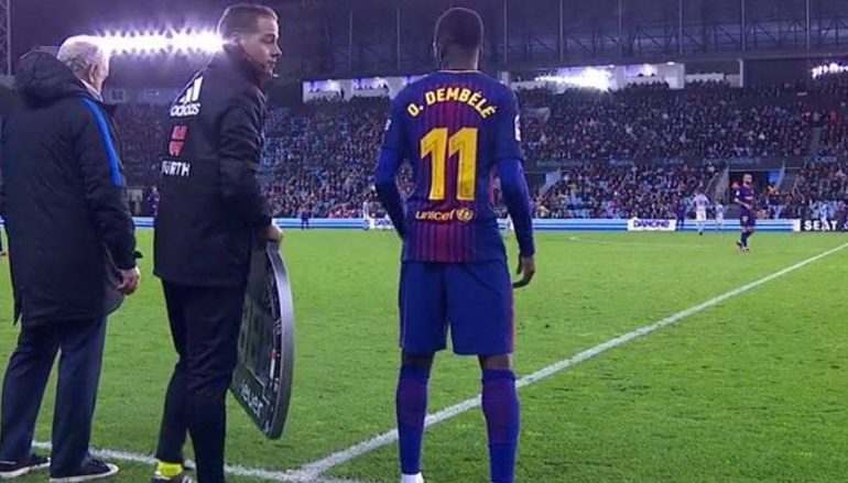 Mungoi rreth 4 muaj nga dëmtimi, Dembele aktivizohet ndaj Celta Vigos (FOTO)