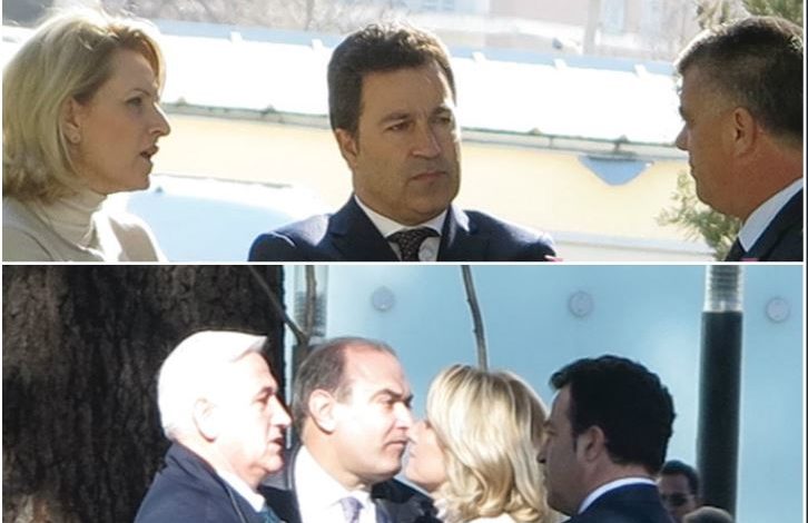 FOTO/ Seanca para protestës, deputetët e PS dhe LSI puthen e përqafohen miqësisht