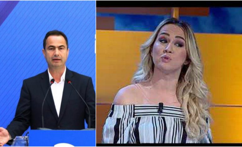 Demokrati nuk përmbahet, flirton hapur LIVE me moderatoren simpatike (FOTO)
