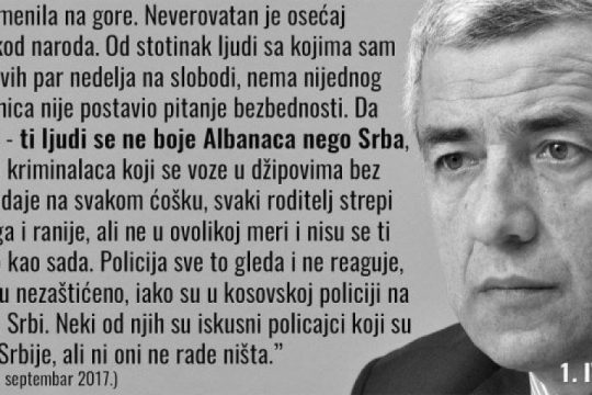 Paralajmërimi i Ivanoviç para se ta VRISNIN: Nuk kemi frikë nga shqiptarët, por nga serbët me “xhipa pa targa”
