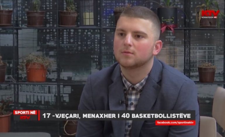 E rrallë/ 17-vjeçari kosovar, menaxher i 40 basketbollistëve